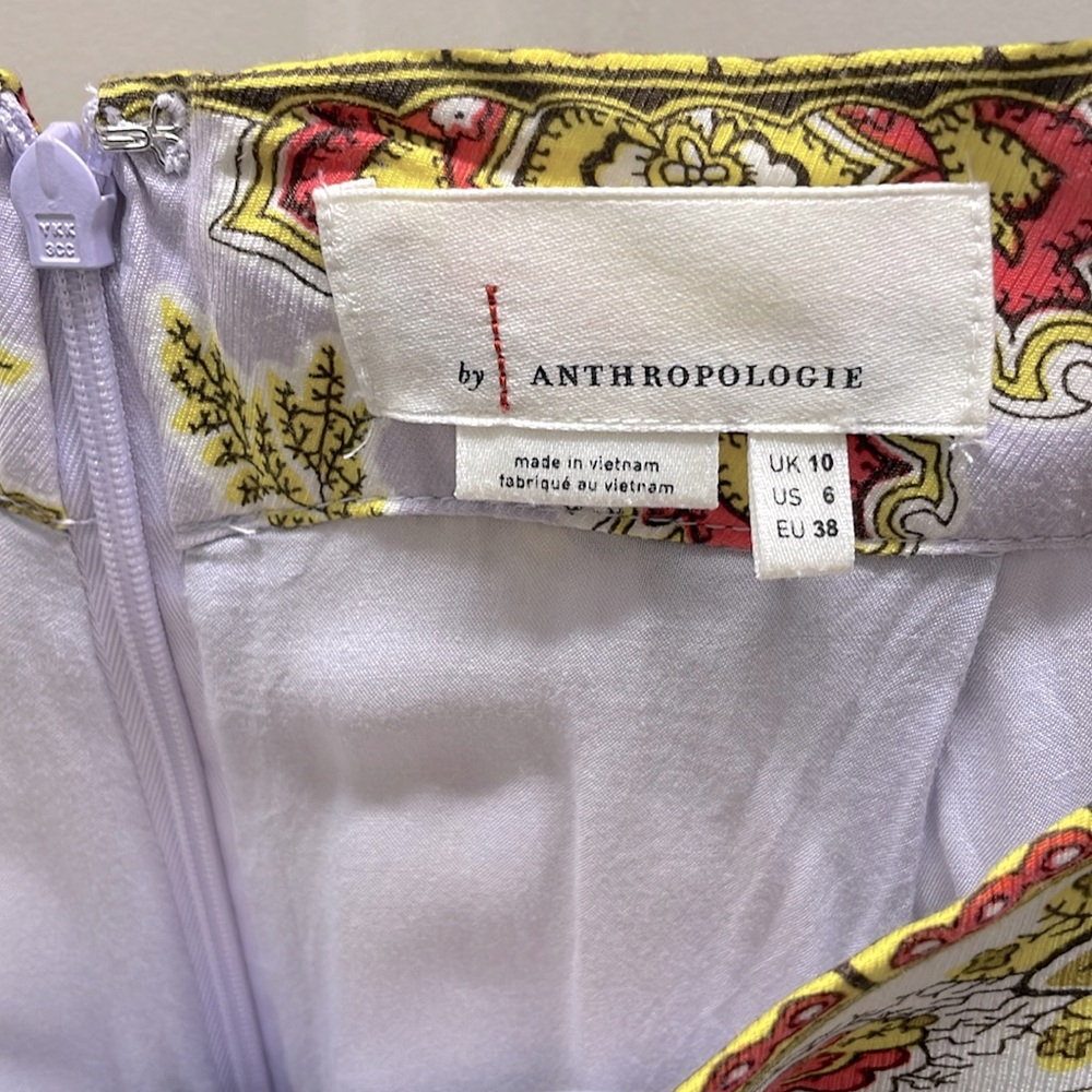 Anthropologie Midi Pleated Skirt, size 6 - Picture 2 of 6
